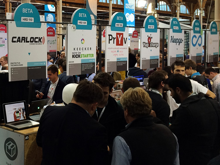 CarLock Stand at Web Summit 2014