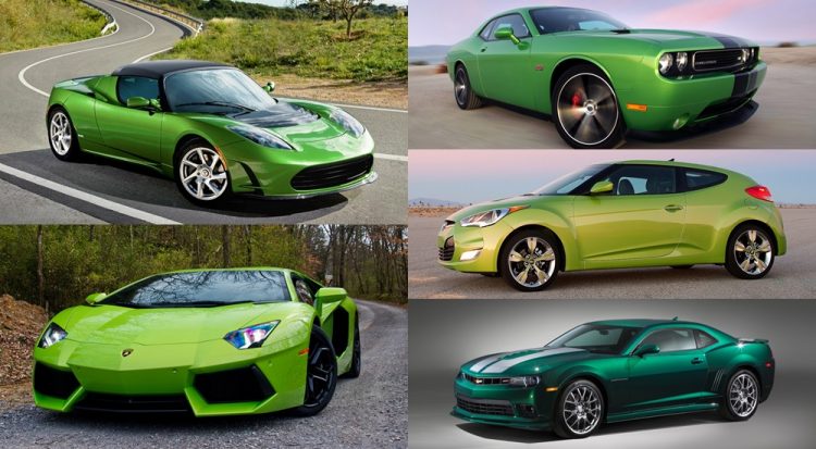 Green Cars for Saint Patrick s Day CarLock