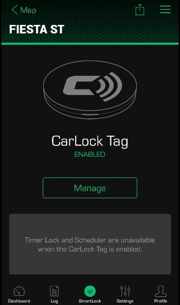 CarLock iOS Tag