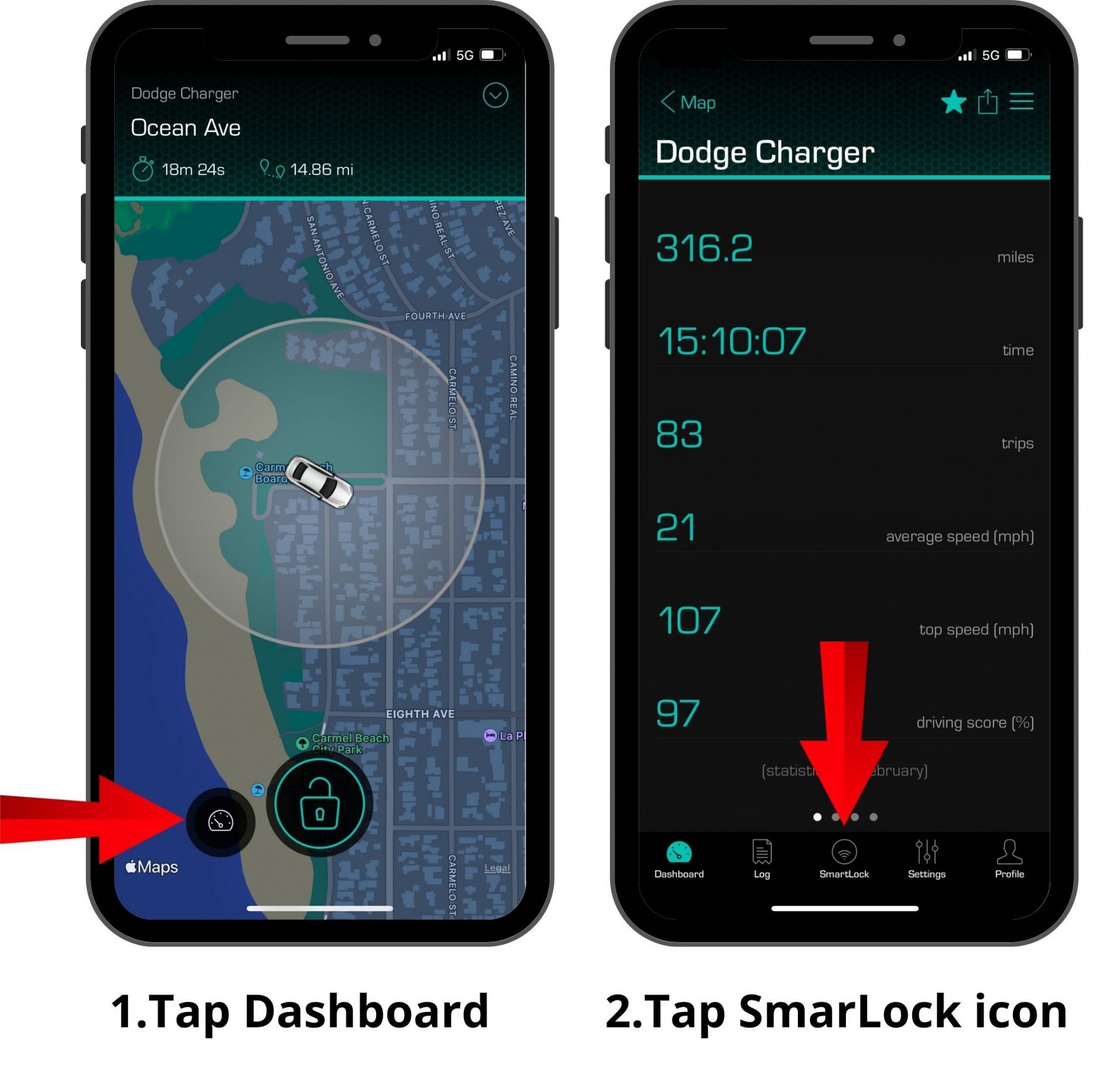 Use Power Features Timer Lock CarLock