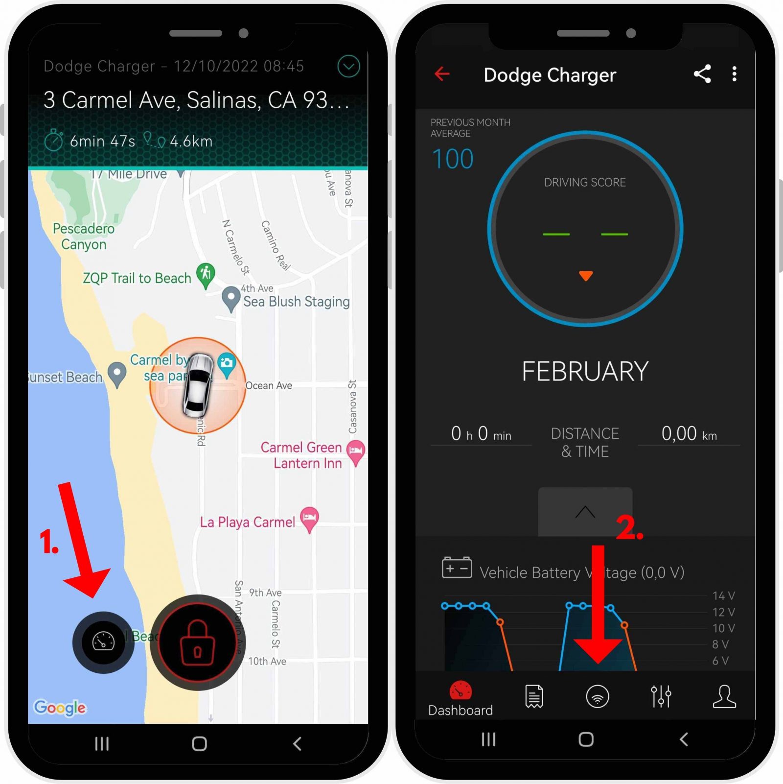 How to pair and turn on the Vibration Sensor CarLock