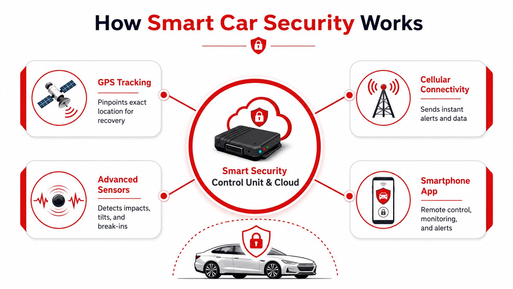 How Modern Connected Car Security Systems Work