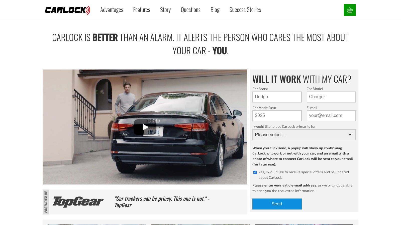 Screenshot from https://www.carlock.co